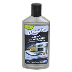 Limpiador Brillador para Superficie de Acero Inoxidable Binner