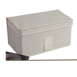 Caja de Tela para Guardar DVD