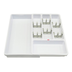 Organizador Plástico Blanco para Utensilios Oxo