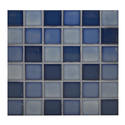 Mosaico Porcelanato Mix Azul 30.6x30.6cm (.0936) 
