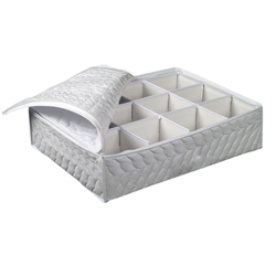 Protector Blanco para Tazas con 12 Compartimentos