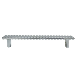 Tiradera  de Estilo Almohadillado  Cromo 160mm