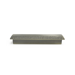 Tiradera Calada Bronce Antiguo 96mm