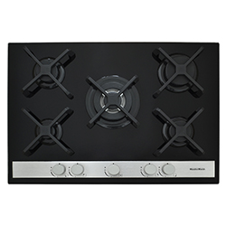 Cocina a Gas con 4 Quemadores +1 Triple Corona Vitrocerámica de 68.5x51cm Mastermaid