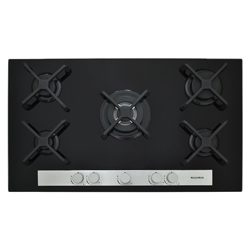 Cocina a Gas con 4 Quemadores +1 Triple Llama Vitrocerámica de 87.5x51cm Mastermaid
