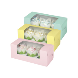 Caja Flor para Cupcake x 3 en Set de 3 Piezas Wilton