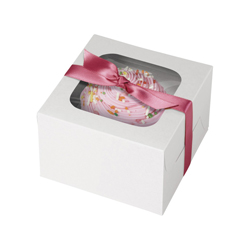 Caja Blanca para Cupcake en Set de 3 Piezas Wilton