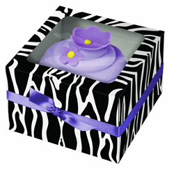 Caja Zebra para Cupcake en Set de 3 Piezas Wilton