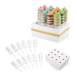 Pirulies para Dulces con Soporte en Set de 12 Piezas Wilton