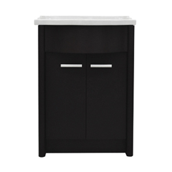 Mueble de Madera con Lavamanos Wengue 61x48cm