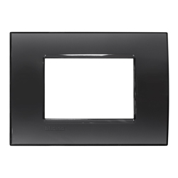 Placa 3 Huecos Humo Rectangular Sin Soporte Bticino