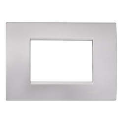 Placa 3 Huecos Light Tech Sin Soporte Bticino