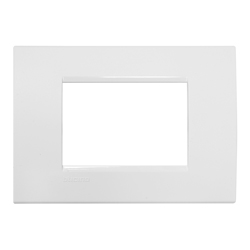 Placa 3 Huecos Blanco Rectangular Sin Soporte Bticino