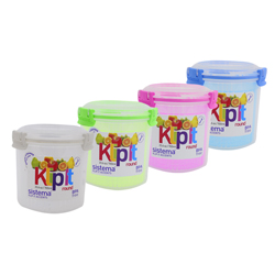 Contenedor con Klip y Escurridor 700ML Sistema