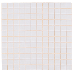 Mosaico de Vidrio Blanco 32.4x32.4cm (.1049)