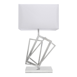 Lámpara para Mesa  con Pantalla  Blanca