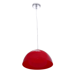 Lámpara Colgante Campana Rojo con 1 Boquilla