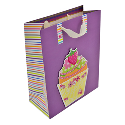 Funda de Regalo Cupcake Lila