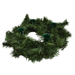 Corona de Adviento  con 4 Bases para Velas 30cm