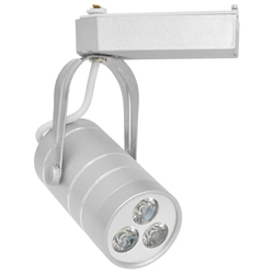 Spot Led 3w para Riel Tubular Satinada