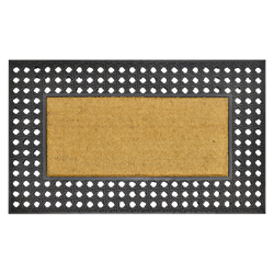 Alfombra de Piso Diseño Tejido 90x55cm
