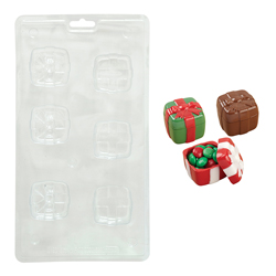 Molde para Caramelos 3D Caja de Regalo Wilton