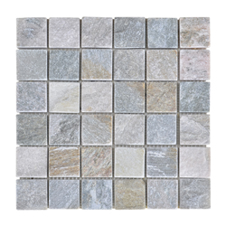 Mosaico Piedra Square Gris Beige 30.5x30.5cm