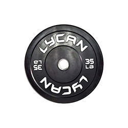 Discos de Caucho Negros 35lb