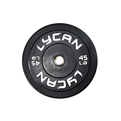 Discos de Caucho Negros 45lb