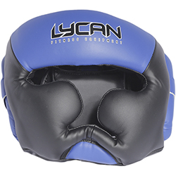 Casco de Boxeo Blue Black M Lycan