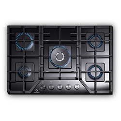 Cocina a Gas con 5 Quemadores EGI-755VDNE 76X50cm Indurama