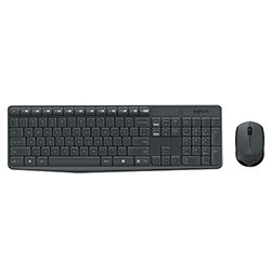 Teclado + Mouse Logitech Inalambrico Mk235 Anti-Derrame