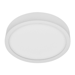 Panel LED Sobreponer Redondo Color Blanco de 24W Luz 6000k