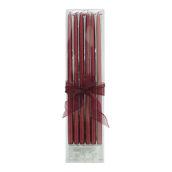 Vela Decorativa  de 24cm en Set de 12 Piezas