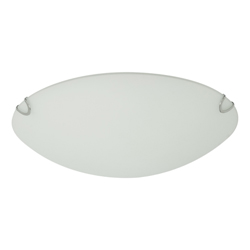Plafón  de  Vidrio Circular Arenado 60w