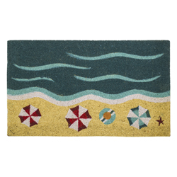 Alfombra Playa Mar Sombrilla  de Yute 45x75cm