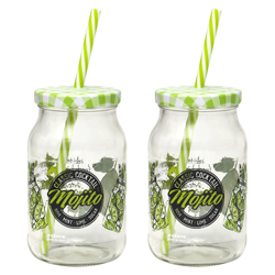 Jarros y Botellas con Sorbete 