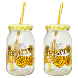 Vaso Frasco Spritz con Sorbete en Set de 2 Piezas Cerve