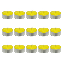 Vela Teacup de Citronella Set de 15 Piezas