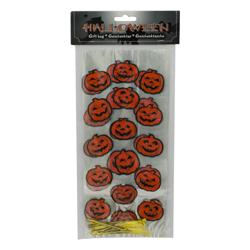 Fundas Plásticos de Halloween Set de 16 Piezas