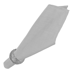 Servilleta de Tela Gris Claro 45x45cm