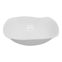 Plato Hondo Grande Melt Blanco Deco Home