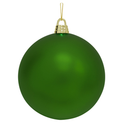 Bola Navideña Verde Mate de 30cm