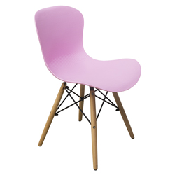 Silla Stripes Madera Rosa