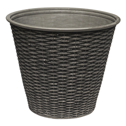 Macetero Basket  Gris    Negro 