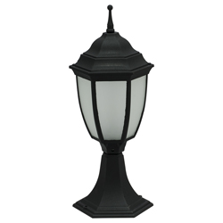 Farol Led Negro  para Muro Victoria  Eurolight