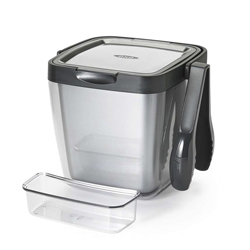 Hielera Gris Transparente con Bandeja Oxo