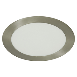 Panel LED Empotrable Redondo Color Satin de 12W Luz 2700k