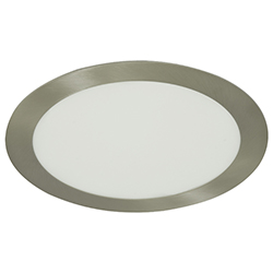 Panel LED Empotrable Redondo Color Satin de 18W Luz 2700k