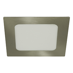 Panel LED Empotrable Cuadrado Color Satin de 6W Luz 6400k